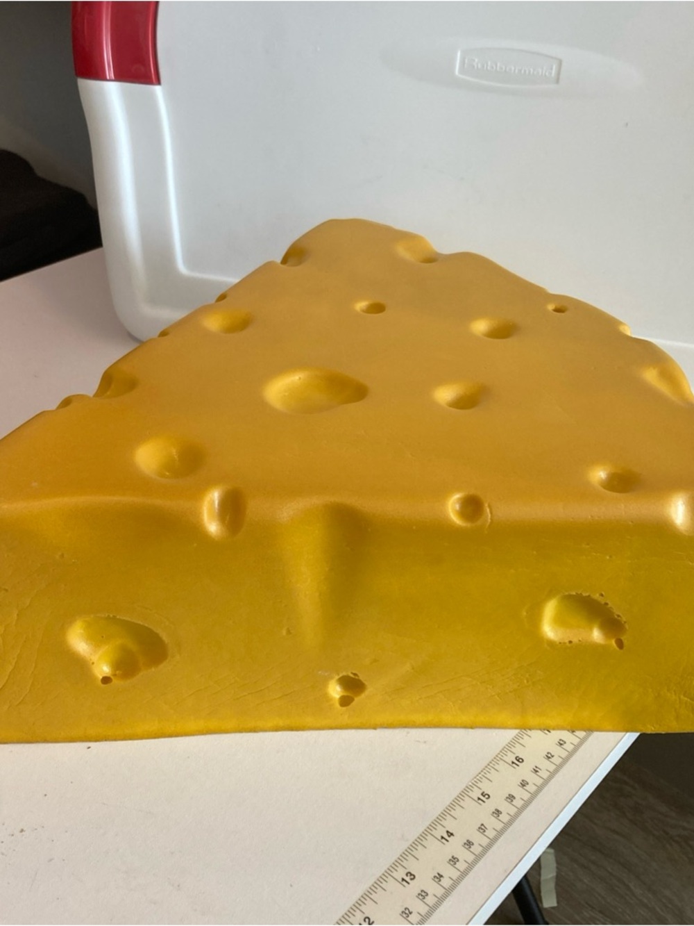 Yellow Foam Cheese Hat